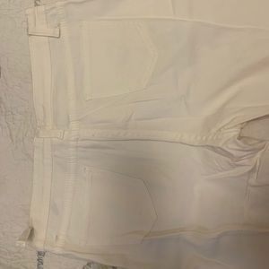 White jean with holes